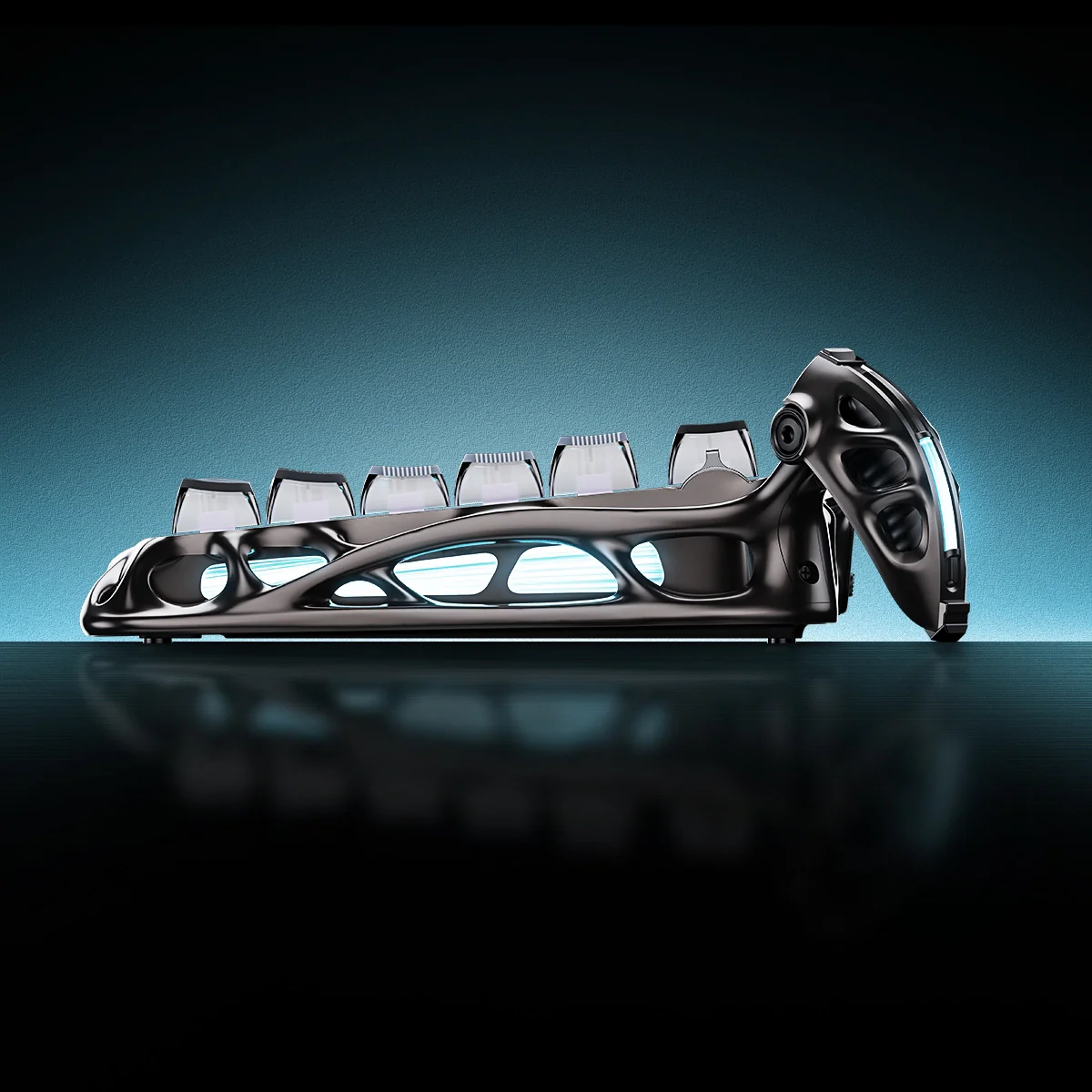 GravaStar HE 8000Hz Ultra-Fast Hall Effect Gaming Set - Cyberpunk - Image 4