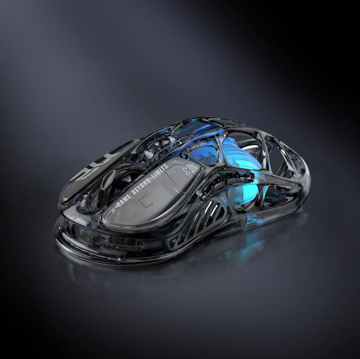 GravaStar Crystal-Elite Hall Effect Gaming Set - Transparent Black - Image 6