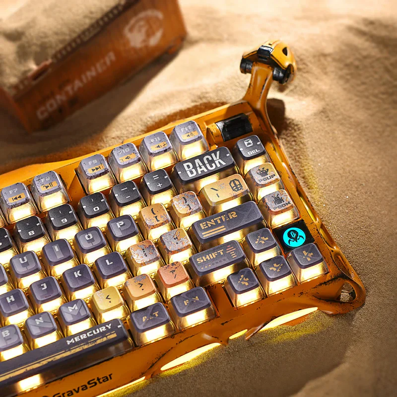 Handcrafted Gaming Set - Battle-Worn Yellow - Image 4